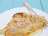 Crêpes de mon enfance: pomme et sucre canelle