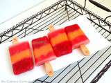 Bâtonnets glacés aux fraises, melon et pastèque (Strawberry, melon and watermelon popsicles)