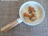 Boulettes de veau au riz et au cheddar - spéciale restes (Veal meatballs with rice and Cheddar - Special leftovers)