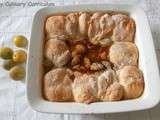 Cobbler aux prunes et coco (Plum Cobbler coco)