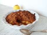 Crumble de pommes au pain d'épices (Apple crumble with gingerbread)