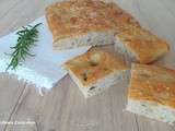 Focaccia au romarin (recette d'Eric Kayser) (Focaccia with rosemary (recipe Eric Kayser))