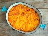 Gratin de patates douces, pommes de terre, butternut et mimolette (Gratin of sweet potatoes, potatoes, butternut and mimolette)