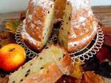 Kouglof aux pommes et aux raisins secs (Kouglof with apples and dried grappes)