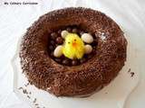 Nid de Pâques au Nutella très facile (Easter cake with Nutella)