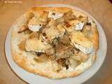 Pizza blanche endives miel camembert