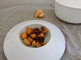 Pommes de terre grenailles au safran (New potatoes with saffron)