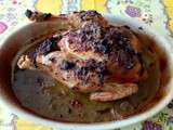 Poulet rôti à la tapenade (Roast chicken with tapenade)