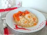 Risotto au potimarron et Beaufort (Risotto with pumpkin and Beaufort)