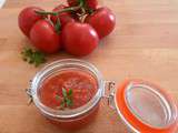 Sauce tomate maison basilic et thym (Tomato sauce basil and thyme home made)