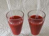 Smoothie fraises cerises (Strawberries and cherries smoothie)