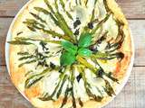 Tarte aux asperges, artichauts et mozzarella (Asparagus, artichoke and mozzarella pie)