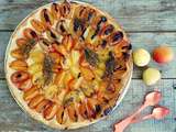 Tarte aux deux abricots, miel et romarin (Apricots, honey and rosemary tart)