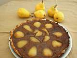 Tarte aux poires et chocolat (Chocolate and pear tart)