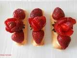 Tartelettes aux fraises revisitées ( Strawberry tarts revisited)