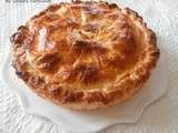 Tourte pommes de terre au lard fumé ( Pie potatoes with smoked bacon)