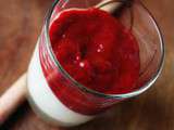 Panna cotta fraises rhubarbe