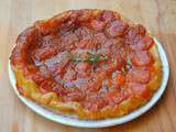 Tarte tatin abricot, miel et romarin