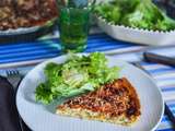 Tarte au haddock fumé et au poireau