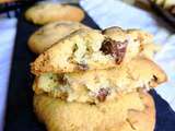 Cookies aux Pépites de Chocolat Blanc et au Lait ( sans œuf )