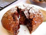 Irrésistible Cœur Coulant au Chocolat Noir pour la Saint Valentin