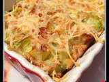 Gratin de courgettes pommes de terre saumon