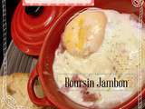 Oeufs cocotte Boursin Jambon au cookeo