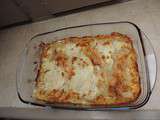 Lasagne aux courgettes, tomates et saumon à la crème