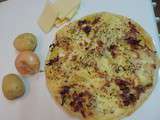 Tarte hivernale: pdt, lardons, raclette