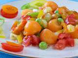 Salade de tomates anciennes (vegan)