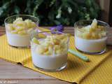 Panna cotta à la noix de coco et à l’ ananas