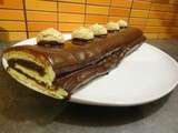 Buche chocolat marron