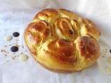 Brioche à l’orange et pépites de chocolat sans beurre