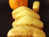 Madeleines au lait fermenté et orange