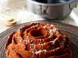 Cake apéritif au pesto, tomates séchées, olives noires et feta