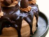 Layer cake chocolat & amande (sans gluten)