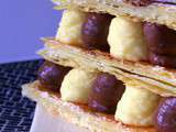 Millefeuille Sauternes-huile d’olive et chocolat-tonka