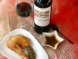 Poularde farcie au foie gras, Château La Louvière rouge 2016