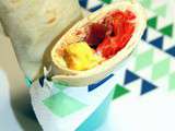 Wrap omelette, bacon, tomate, sauce fromage frais… et un nouveau partenariat