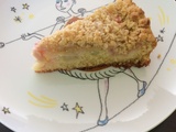 Streusel à la rhubarbe