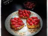 Brioche perdue aux fraises