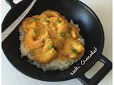 Crevettes au curry