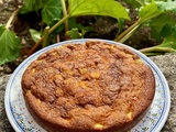 Gâteau à la rhubarbe