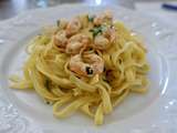 Linguines aux langoustines et persillade