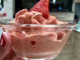 Sorbet minute à la fraise au cook processor