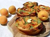 Tarte abricots et pistache