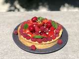 Tarte aux fruits rouges