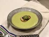 Velouté de courgette et pesto