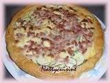 Tarte courgettes / lardons / vache qui rit