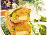 Cake panaïs, ail des ours kiri et curcuma....possibilité de changer les ingrédients....vous explique tout